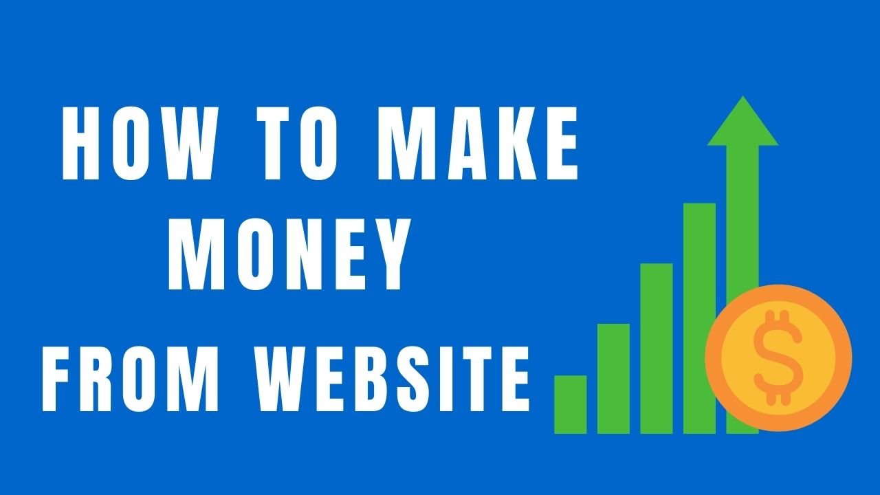 How to make money from a website