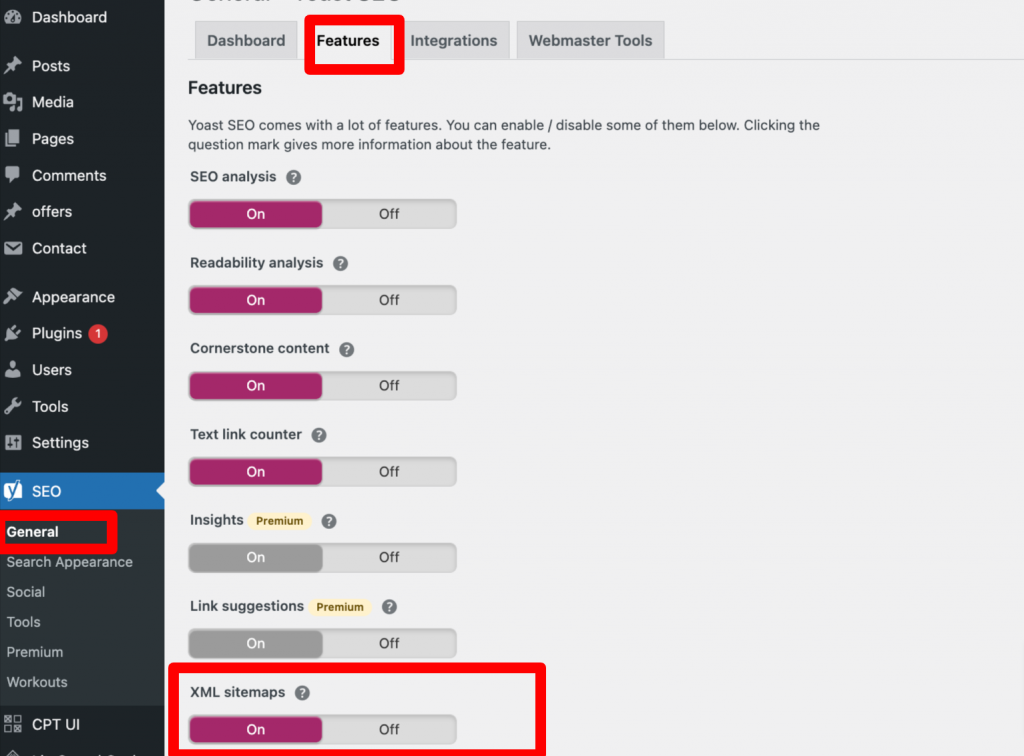 Implementing WordPress Sitemap