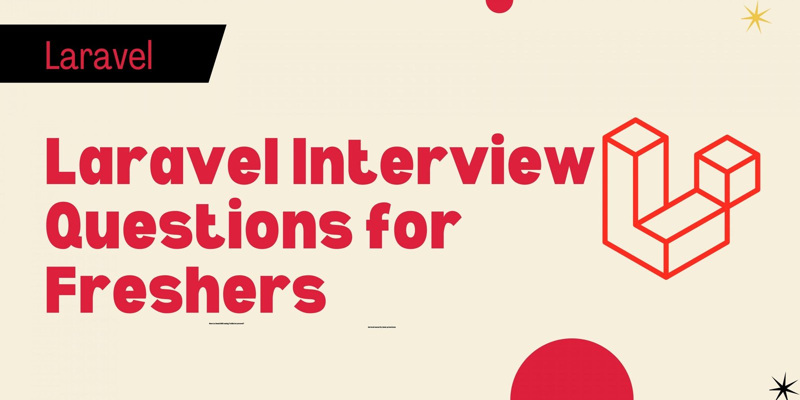 Laravel Interview Questions for Freshers