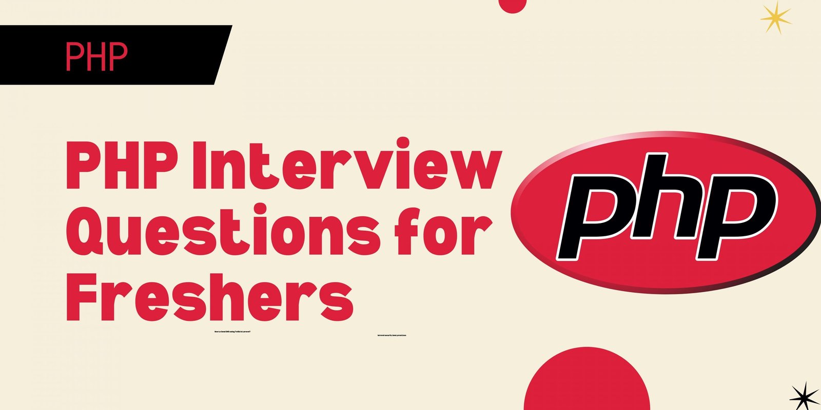 PHP Interview Questions for Freshers