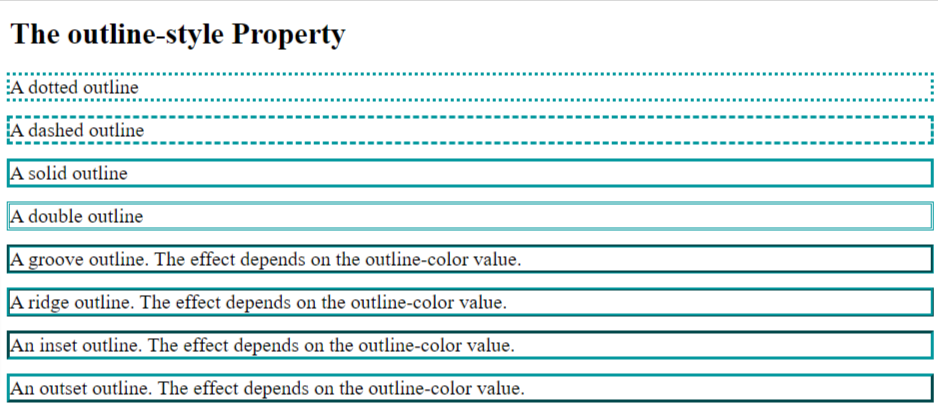 outline style property